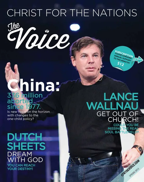 Cover of The Voice, Spring 2013