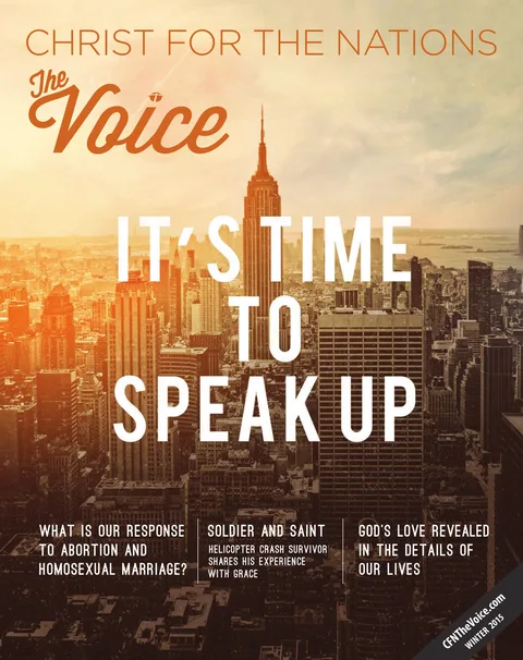 Cover of The Voice, Winter 2015: It’s time to speak up