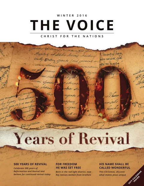 Cover of The Voice, Winter 2016: 500 years of revival
