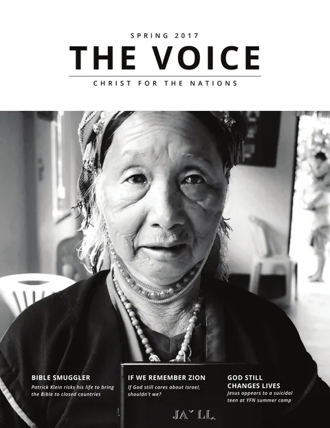 Cover of The Voice, Spring 2017: Bible smuggler: Patrick Klein